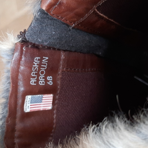 Earth Kalso Alaska Brown Leather Boots 6 - Picture 7 of 10
